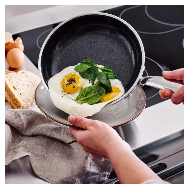 GREENPAN Poêles|Poêle à Frire Inox Ø 24 cm PREMIERE