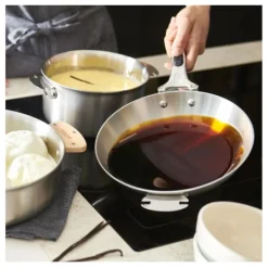 DE BUYER Poêles|Poêle à Frire Inox Amovible Ø 24 cm Alchimy Loqy