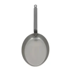 DE BUYER Poêles|Poêle à Poisson Carbone Plus 36 cm, Ovale, , Tôle Acier