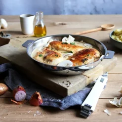 CRISTEL Poêles|Poêle Lyonnaise Mutine Ø 24 cm Inox Amovible