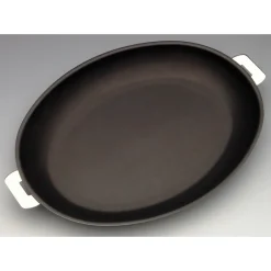 CRISTEL Poêles|Poêle Mutine Ovale Ø 35 cm Manche Amovible Anti-Adhésive Inox