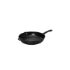 CHASSEUR Grills|Poêles|Poêle-gril en Fonte rond 25 cm Noir Mat