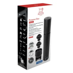 PEUGEOT Accessoires Vin|Pompe Preserve Duo pour Vin Tranquille et Effervescent