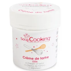 SCRAPCOOKING Additifs Alimentaires|Pot Crème de Tartre E336 50 g