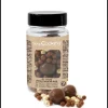 SCRAPCOOKING Décoration Comestible|Pot de Décors en Perles Or et Chocolat au Lait 50 g