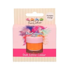 FUNCAKES Colorants Alimentaires|Poudre comestible Orange citrouille 1,5 g