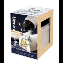 SCRAPCOOKING Colorants Alimentaires|Décoration Comestible|Poudre Velours Neige Etincelante 100 g