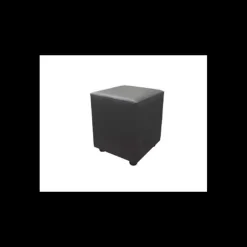 2IMAHL Mobilier Restaurant|Pouf Carré en Tissu Gris Lisbonne