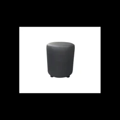 2IMAHL Mobilier Restaurant|Pouf Rond en Simili Cuir Eléphant Lisbonne