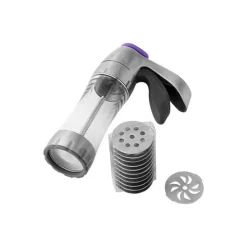 WILTON Ustensiles Pâtisserie|Presse à Biscuits en Métal +12 disques