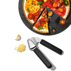 OXO Presse Purée Et Moulin Légumes|Presse Ail Gris en Inox