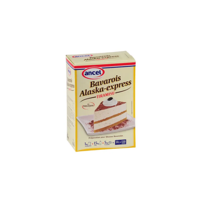 ANCEL Préparation Pâtisserie|Préparation Bavarois Alaska-Express Tiramisu 1 kg