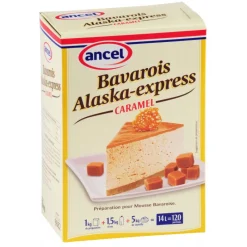 ANCEL Préparation Pâtisserie|Préparation bavarois Alaska-Express Caramel 1 kg