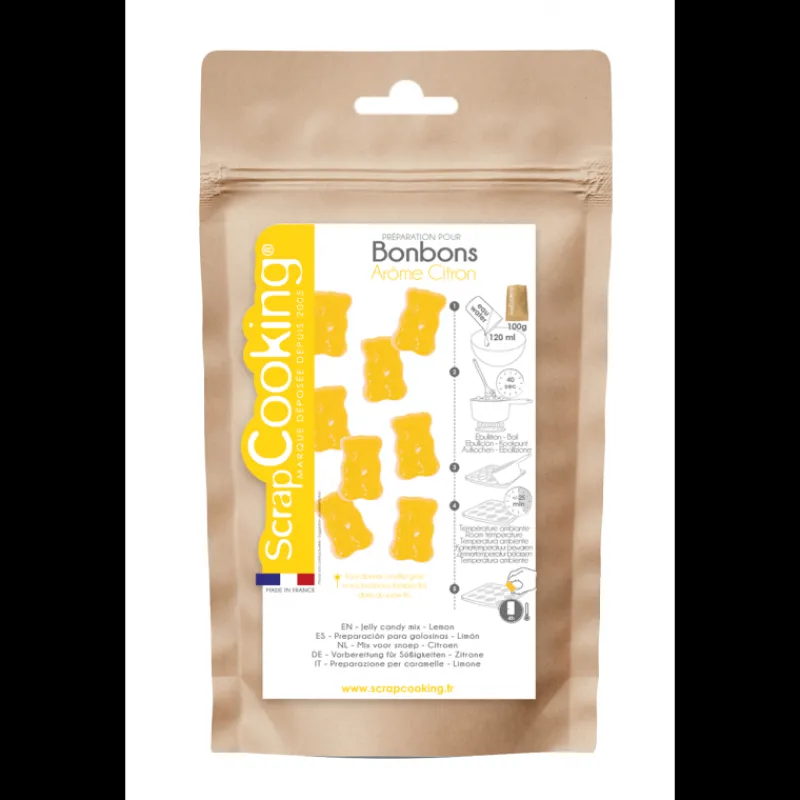 SCRAPCOOKING Préparation Pâtisserie|Confiserie|Préparation Bonbons gélifiés Citron 100 g