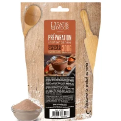 PATISDECOR Préparation Pâtisserie|Préparation Instantanée pour Boisson Cacao Epicée Mexicain 300 g Patisdécor
