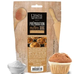 PATISDECOR Préparation Pâtisserie|Préparation Muffins 300 g Patisdécor