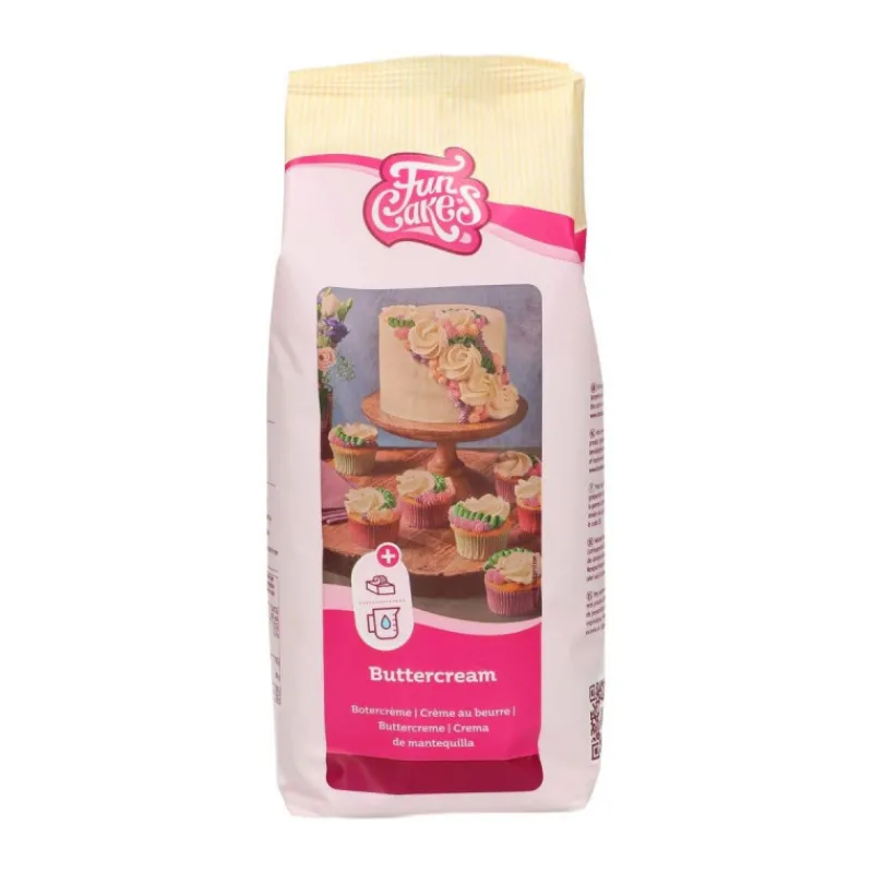 FUNCAKES Préparation Pâtisserie|Préparation pour Crème au Beurre 1 kg