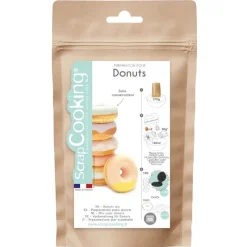 SCRAPCOOKING Préparation Pâtisserie|Préparation pour Donuts 270 g