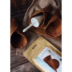 SCRAPCOOKING Préparation Pâtisserie|Préparation pour Gaufrettes et Cornets Chocolat 260 g