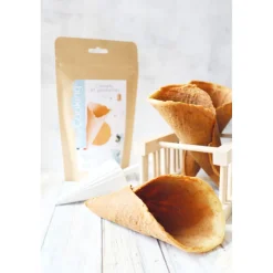 SCRAPCOOKING Préparation Pâtisserie|Préparation pour Gaufrettes et Cornets Vanille 250 g
