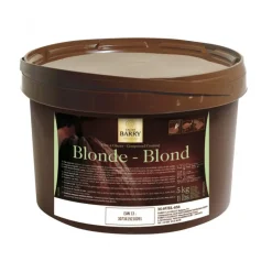 BARRY Nappages Et Glaçages|Chocolat De Couverture|Pâte à Glacer Blonde 5 kg