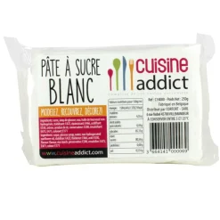 CUISINEADDICT Pâte À Sucre|Pâte à Sucre Blanc 250g