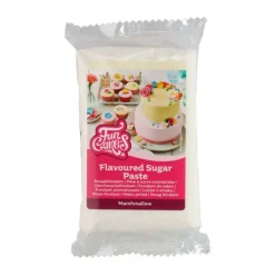 FUNCAKES Pâte À Sucre|Pâte à Sucre Blanche Chamallow 250g
