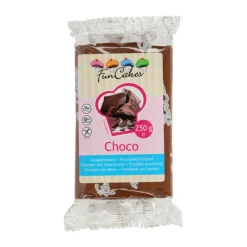 FUNCAKES Pâte À Sucre|Pâte à Sucre goût Chocolat 250g