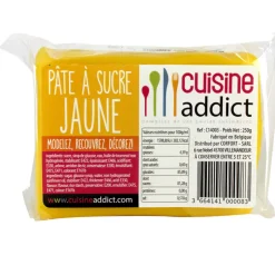 CUISINEADDICT Pâte À Sucre|Pâte à Sucre Jaune 250g