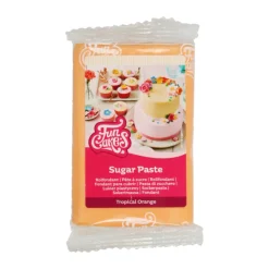 FUNCAKES Pâte À Sucre|Pâte à Sucre Orange Tropicale 250g