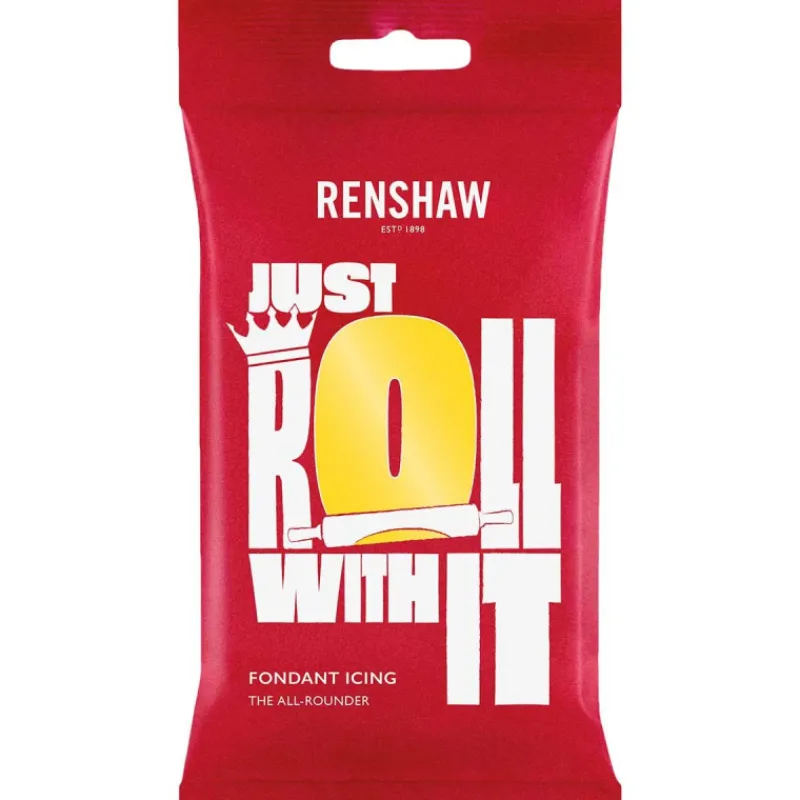 RENSHAW Pâte À Sucre|Pâte à Sucre Pro Jaune 250g