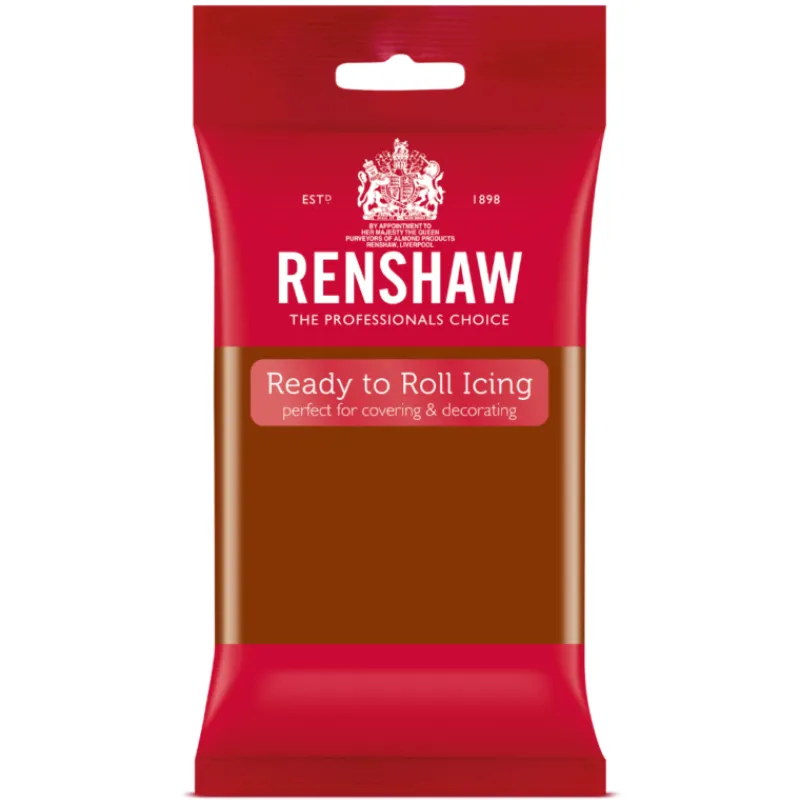 RENSHAW Pâte À Sucre|Pâte à Sucre Pro Marron Foncé 250g