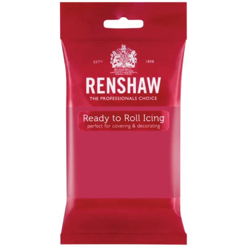 RENSHAW Pâte À Sucre|Pâte à Sucre Pro Rose Fuchsia 250g