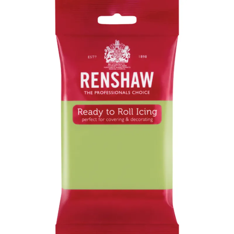 RENSHAW Pâte À Sucre|Pâte à Sucre Pro Vert Pastel 250g