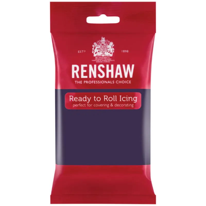 RENSHAW Pâte À Sucre|Pâte à Sucre Pro Violet 250g
