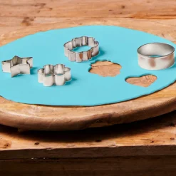 FUNCAKES Pâte À Sucre|Pâte à Sucre Prête à Dérouler Bleu Clair 430 g