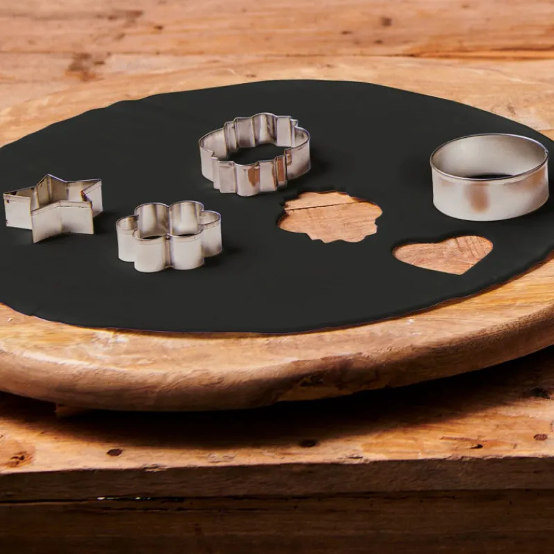 FUNCAKES Pâte À Sucre|Pâte à Sucre Prête à Dérouler Noir 430g