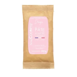 SCRAPCOOKING Pâte À Sucre|Pâte à Sucre Rose Dragée Colorant Naturel 250 g