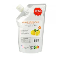 FRUITS ROUGES & CO Purée De Fruits, Coulis De Fruits|Purée de Citron Jaune 1kg