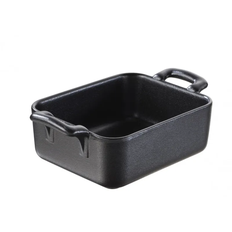 REVOL Servir, Présenter|Ramequin Rectangulaire Noir 12x10 cm Belle Cuisine