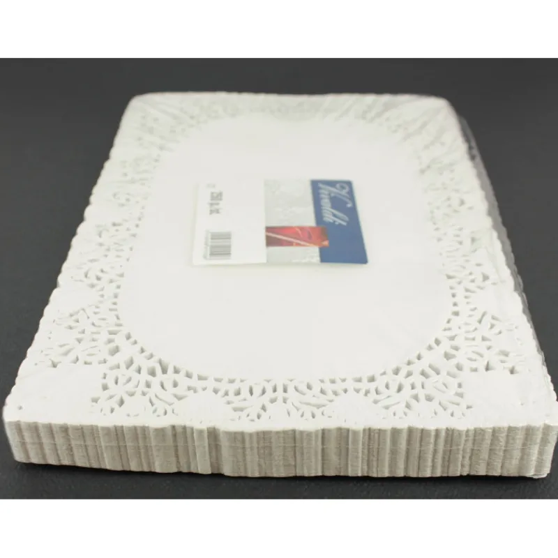 CUISINEADDICT Présentoirs Pour Gâteaux|Rectangle Dentelles 20 x 30 cm (x250) - Vivaldi