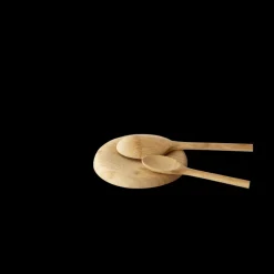 PEBBLY Maryses Et Cuillères|Repose-cuillère Bambou Ø 13,5 cm