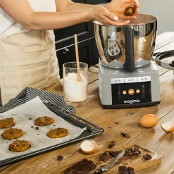 MAGIMIX Robot Cuiseur|Robot Pâtissier|Robot Cuiseur Multifonction Cook Expert Chrome Mat