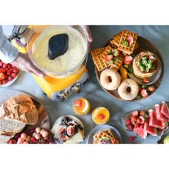 ANKARSRUM Robot Pâtissier|Robot de cuisine Original AKM Jaune soleil