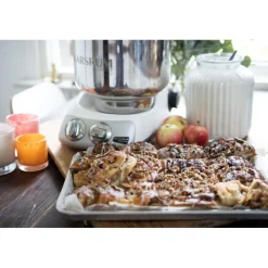 ANKARSRUM Robot Pâtissier|Robot de cuisine Original AKM Blanc Minéral