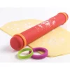 MASTRAD Ustensiles Pâtisserie|Rouleau à Pâtisserie ajustable rouge 41 cm