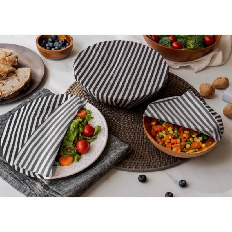 NUTS Conservation|Rouleau Emballage Alimentaire Cire Abeille Noir 90 x 30,5 cm