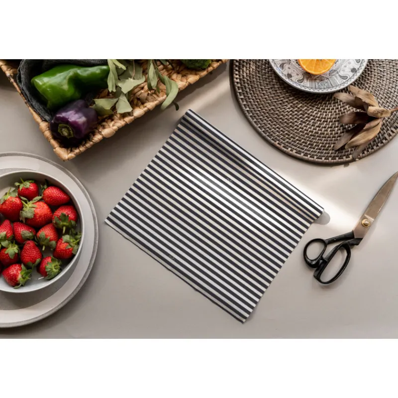 NUTS Conservation|Rouleau Emballage Alimentaire Cire Abeille Noir 90 x 30,5 cm