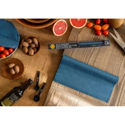 NUTS Conservation|Rouleau Emballage Alimentaire Cire Abeille Bleu Jeans 93 x 29 cm