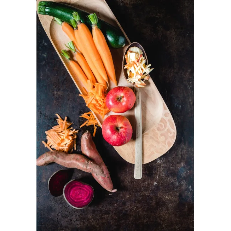 MICROPLANE Mandoline De Cuisine|Râpe À Légumes|Râpe à Julienne Gourmet Noir